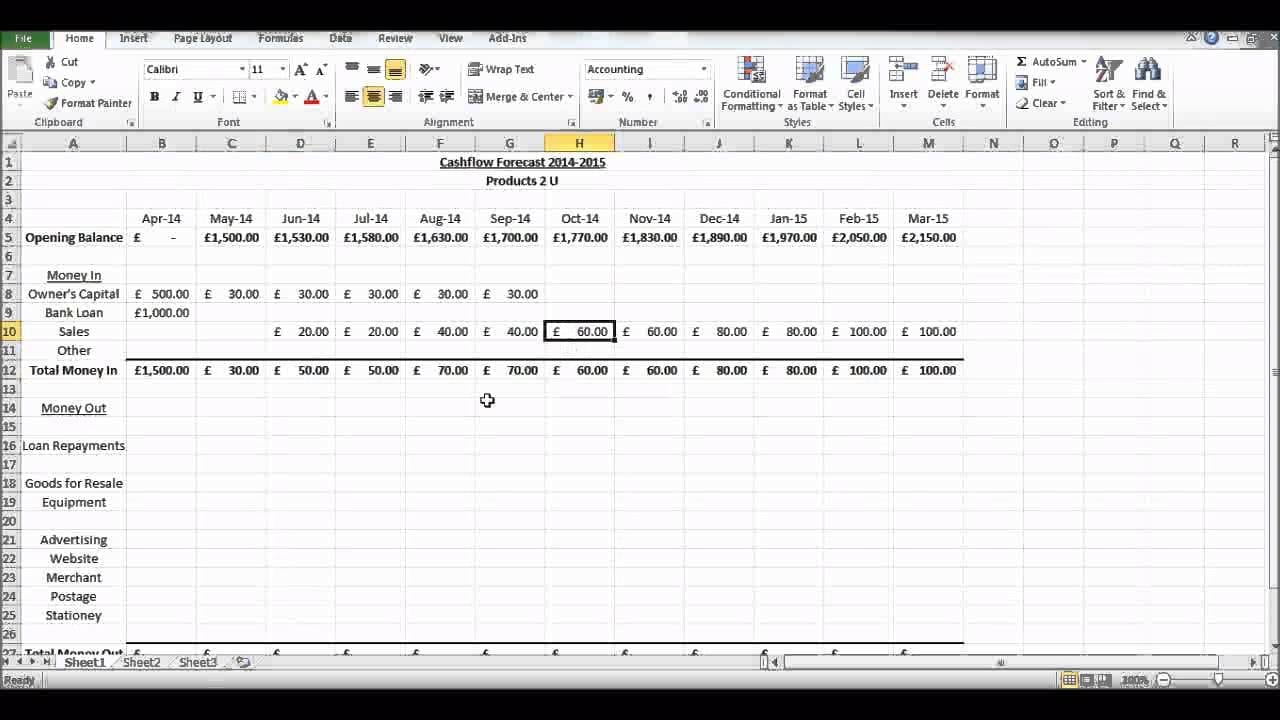 Discounted Cash Flow Excel Template