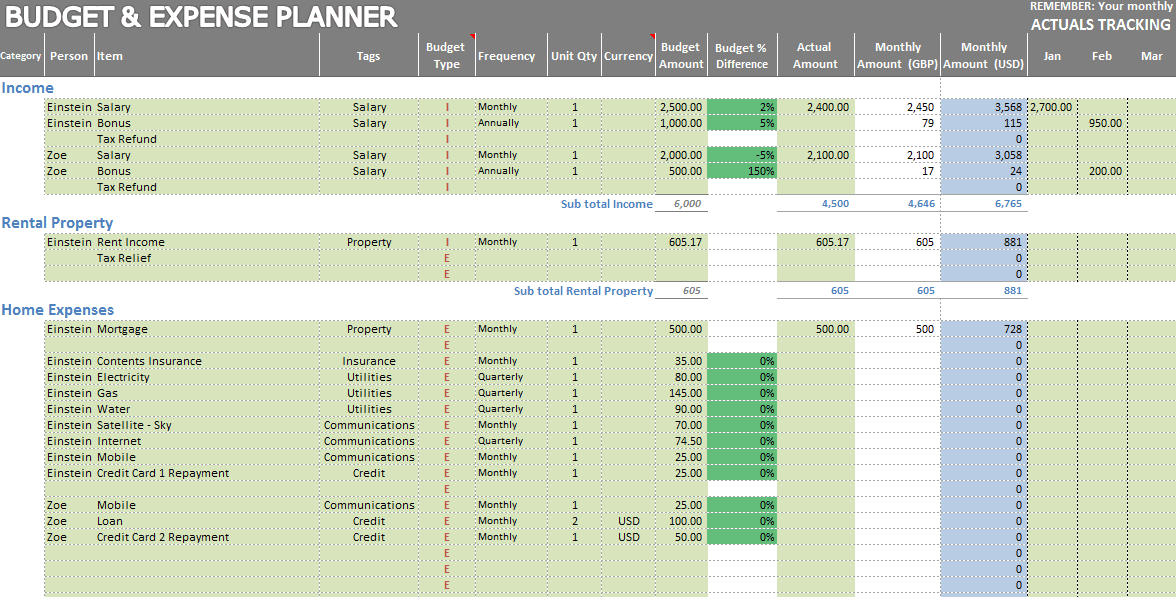 excel based accounting software