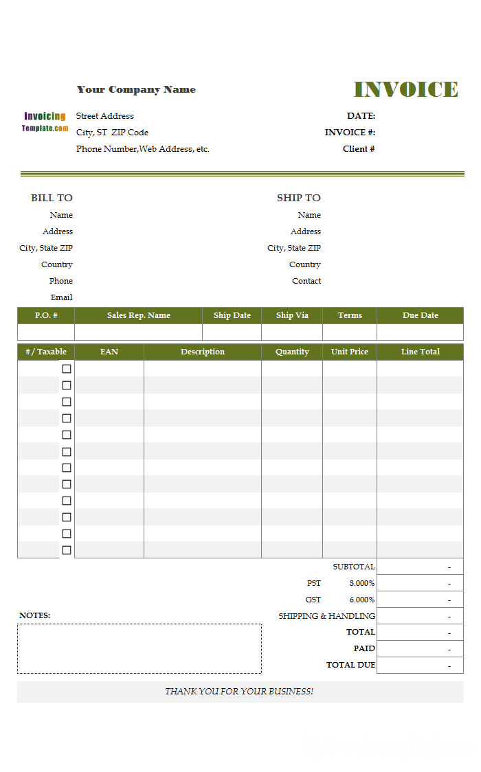 Excel Accounting Template For Small Business 2