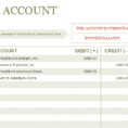 Excel Ledger Template With Debits And Credits