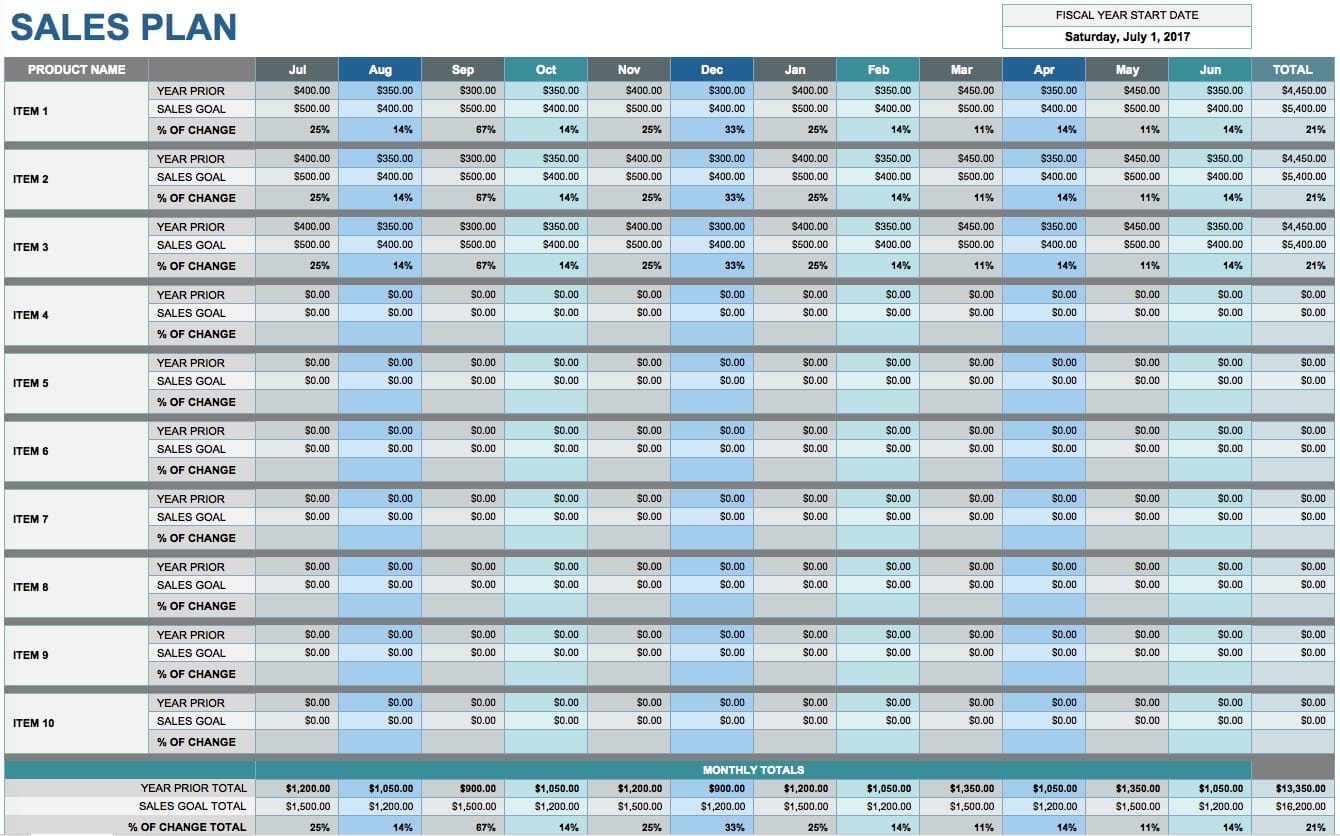 Expense Tracking Spreadsheet Template