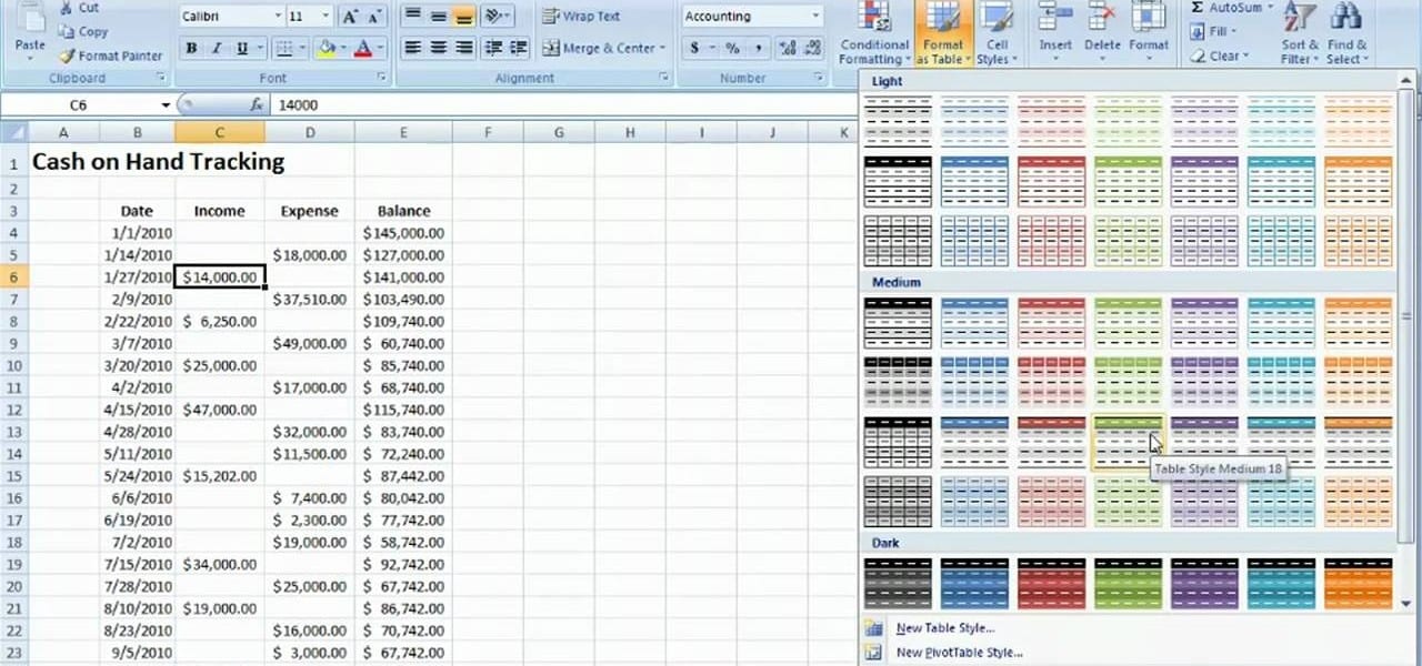 Finance Excel Spreadsheets