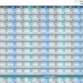 Financial Projection Template Excel