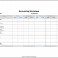 Free Accounting Spreadsheets For Small Business