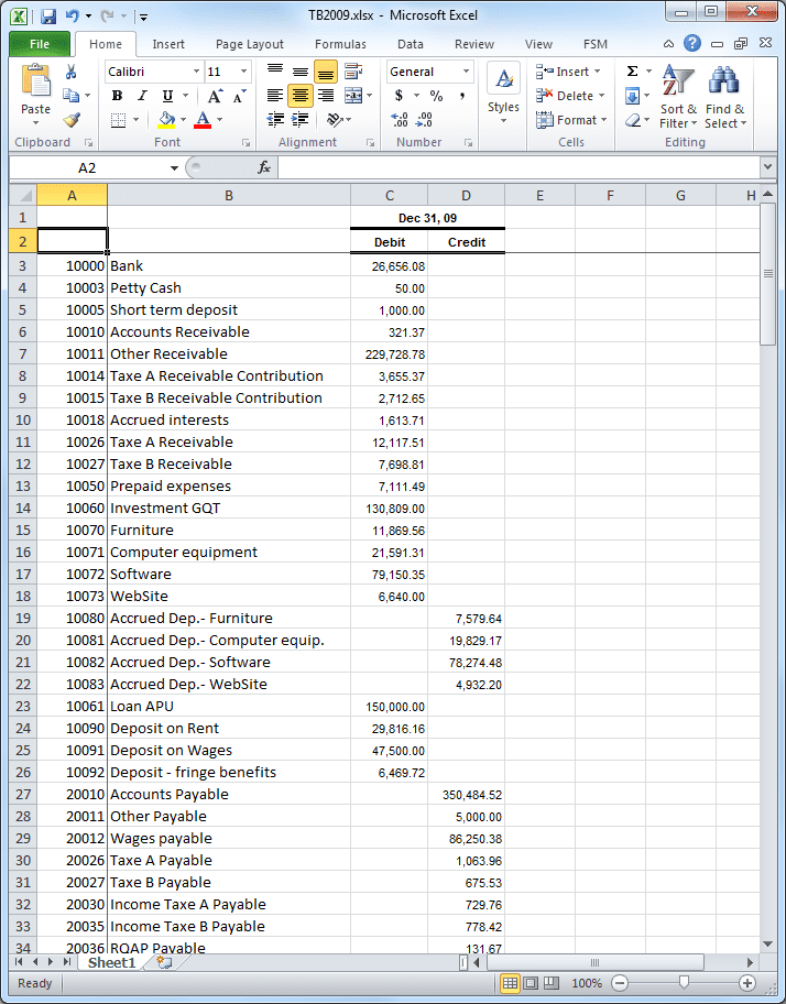 Free Excel Accounting Templates Download Pdf — 6169