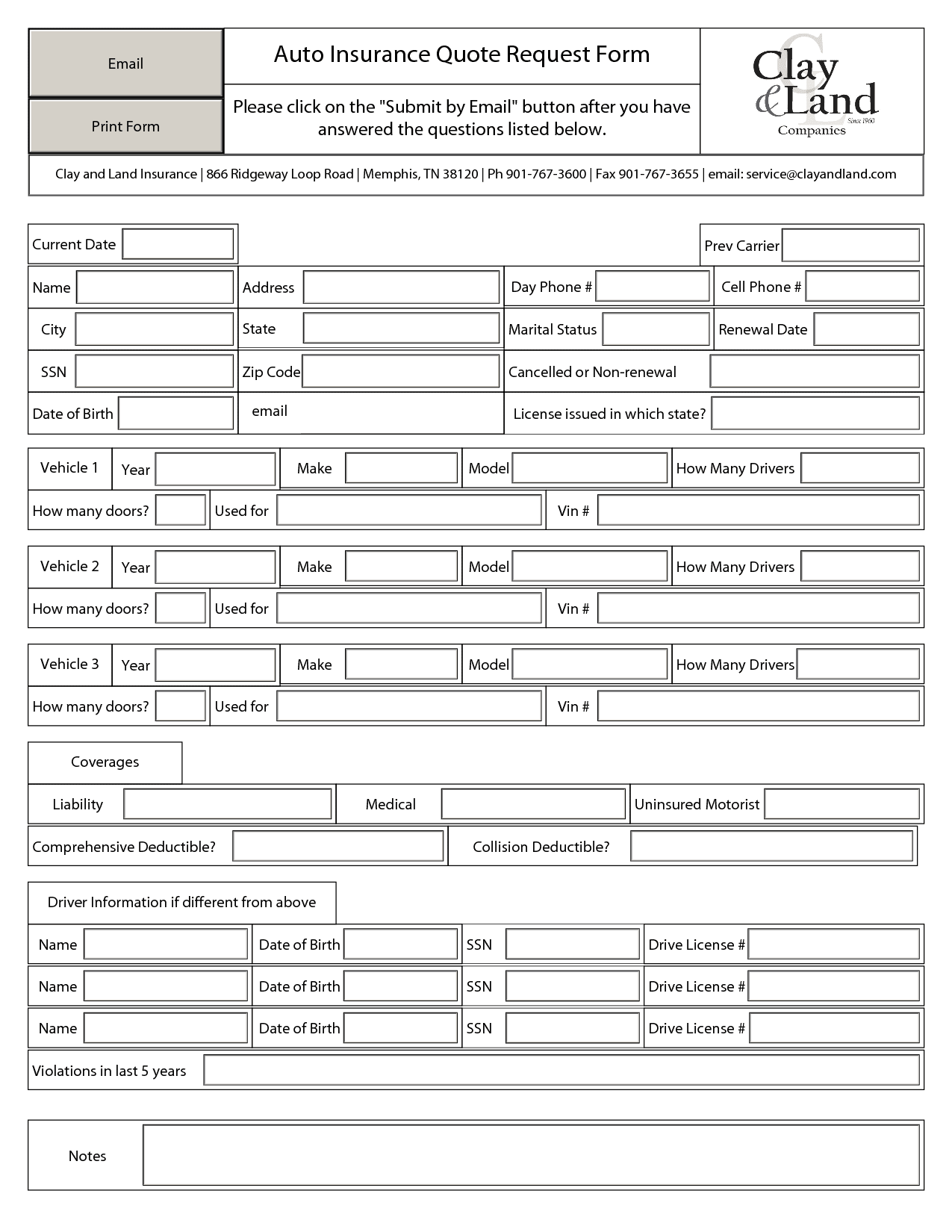 Free Order Form Template Word