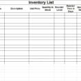 Free Printable Inventory Sheets