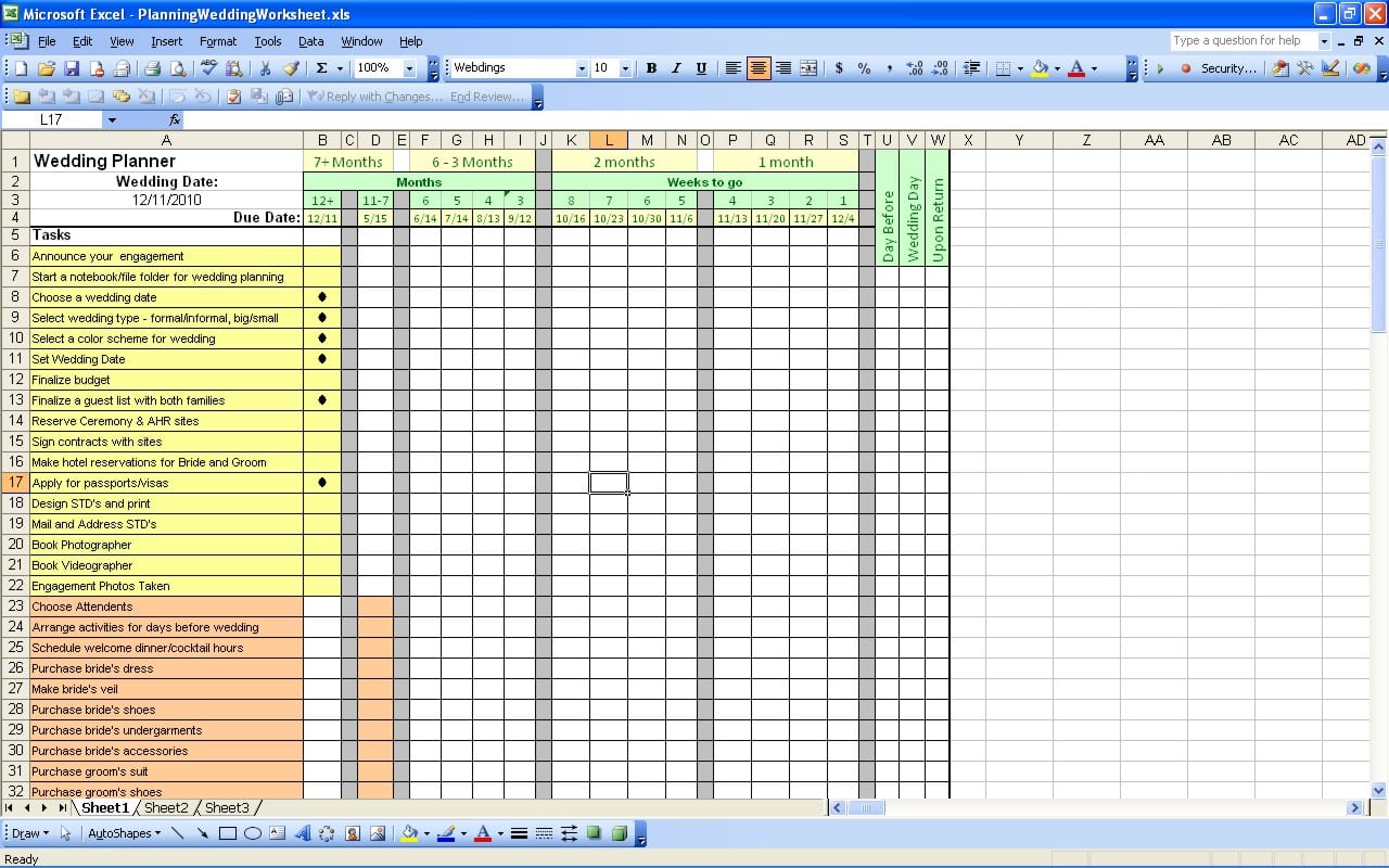 excel household budget