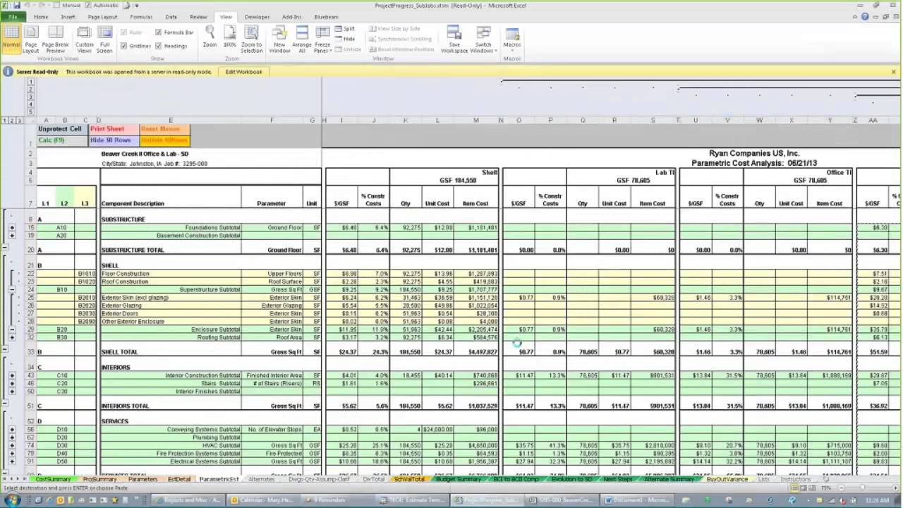 Labor Estimate Template