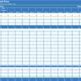 Microsoft Excel Cash Flow Template