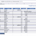 Monthly Expenses Template