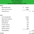 Simple Income Statement Template Free