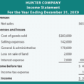 simple income statement template free