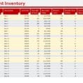 Small Business Inventory Spreadsheet Template 2