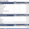 Tax Return Spreadsheet Template Australia