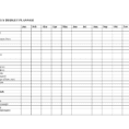 Weekly Budget Template