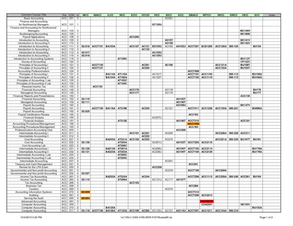 Accounting Spreadsheet Template Excel 3