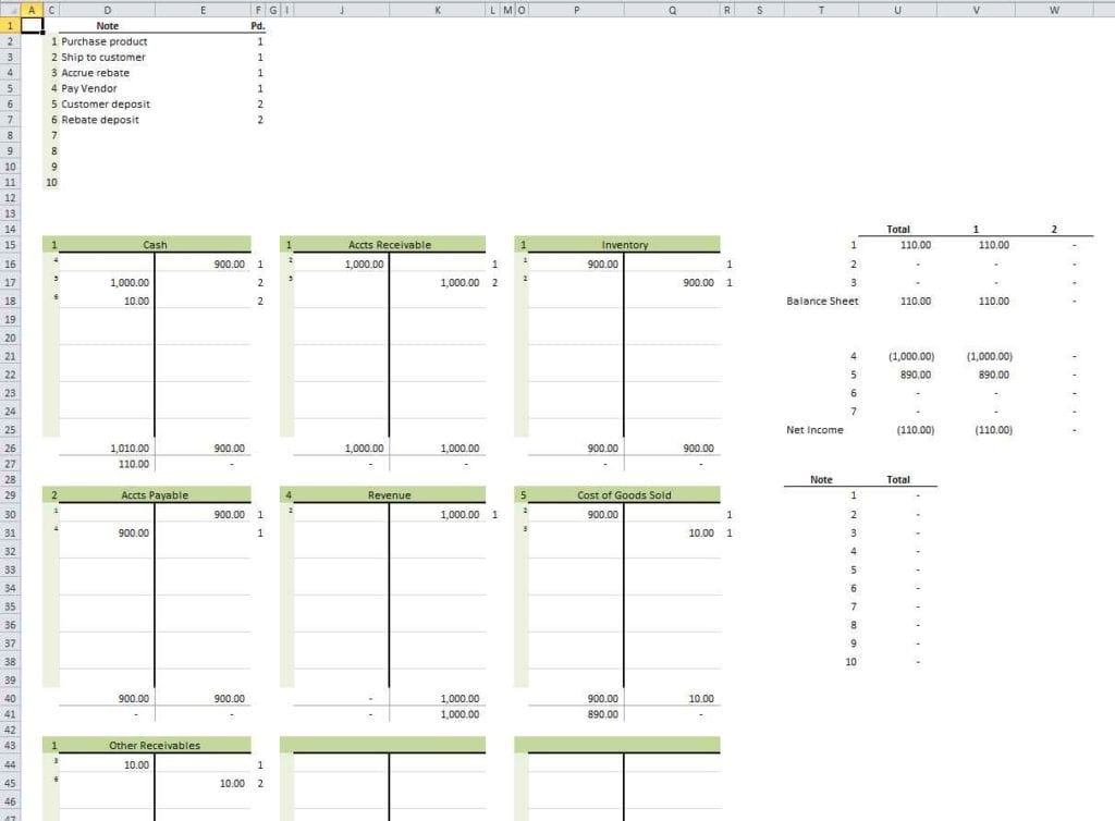 Accounting Template Excel