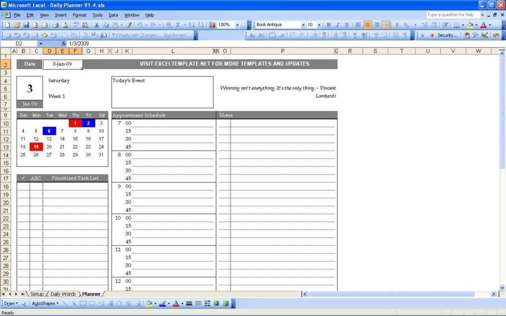 Audit Schedule Templatels 1