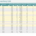Bar Inventory Spreadsheet Download