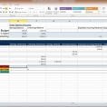 Budget Spreadsheet Template Excel 1