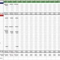Business Accounting Spreadsheet Sample