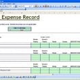 Business Expense Spreadsheet Template Free 1