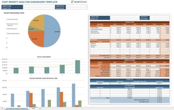 Cost Comparison Spreadsheet Template 1 — 0332