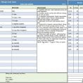 Costing Spreadsheet Example