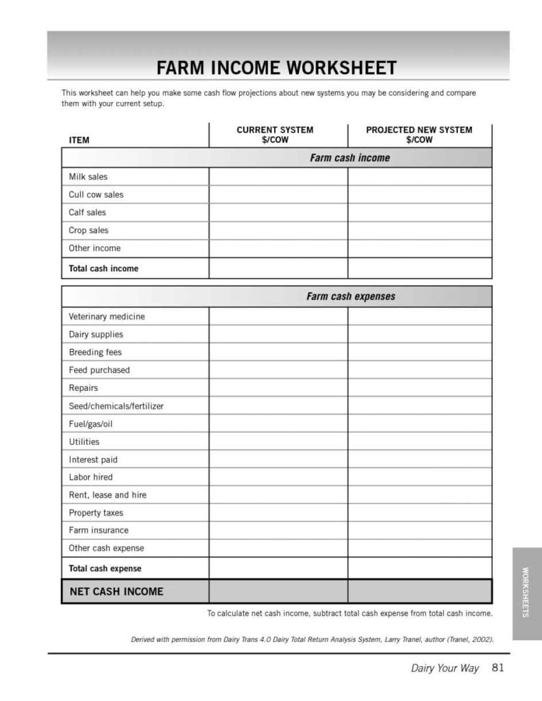 Daily Budget Spreadsheet Template