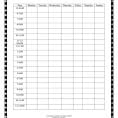 Daily Time Management Template