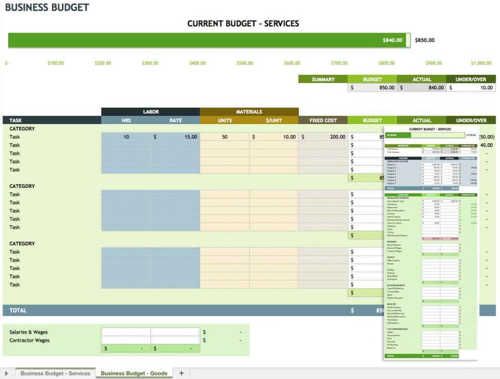 Data Collection Spreadsheet Template