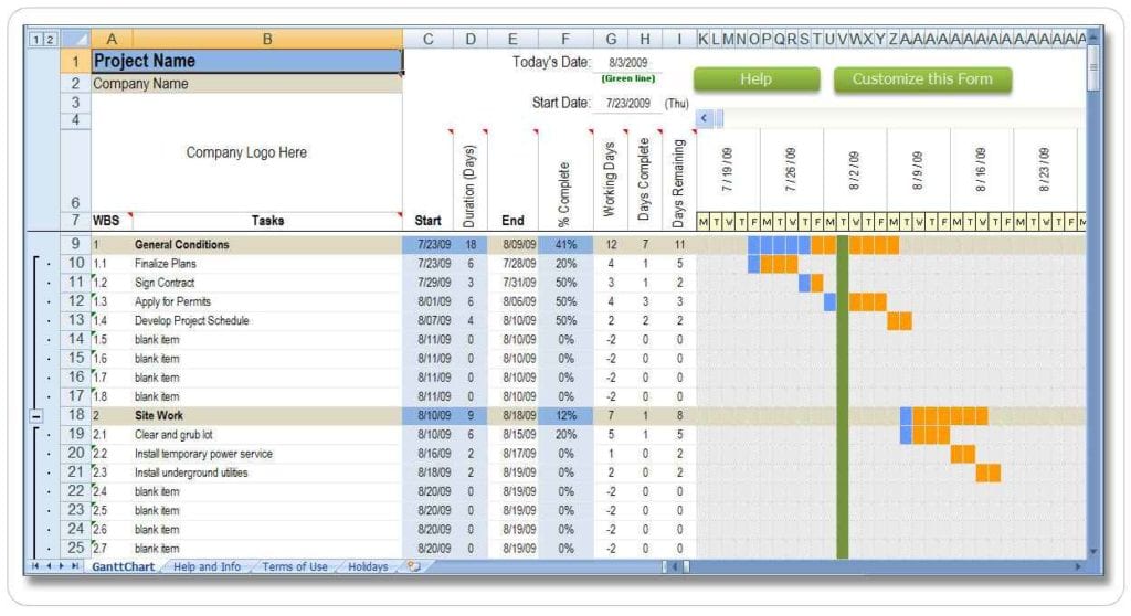 Employee Hours Spreadsheet