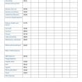 Example Of Spreadsheet For Business