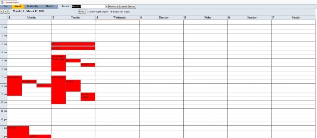 Excel Spreadsheet For Employee Schedule — 5248