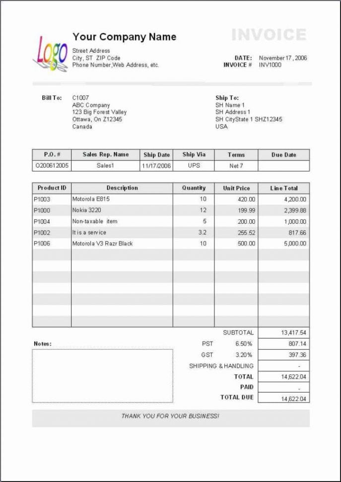 monthly business excel spreadsheet expense invoice