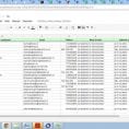 Excel Spreadsheet Inventory