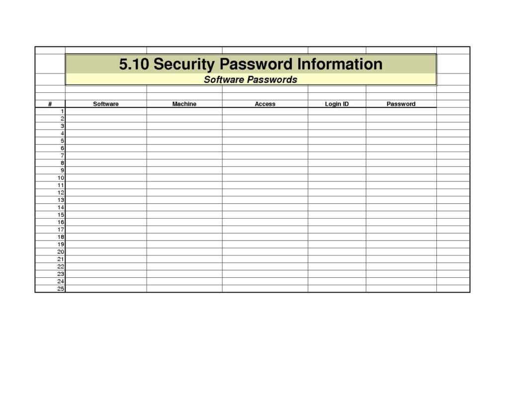 Excel Spreadsheet Password Recovery