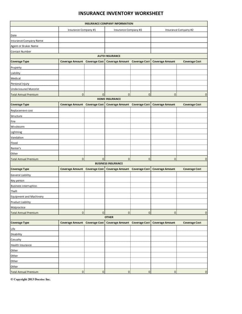 Excel Spreadsheet Quote Templates