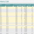 Excel Spreadsheet Templates For Restaurants 2