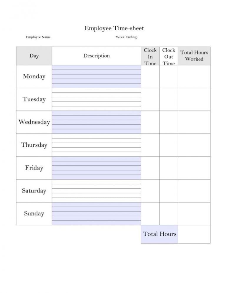 excel timesheet templates —