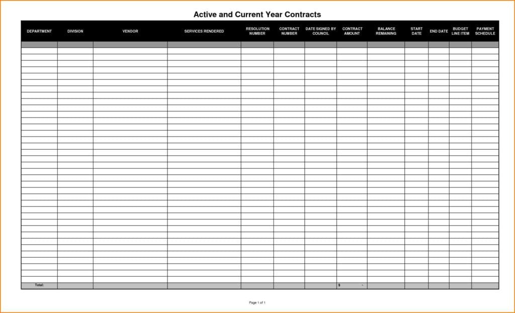 Free Accounting Spreadsheet Templates For Small Business 2