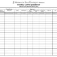 Free Home Inventory Spreadsheet Template For Excel