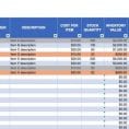 Free Liquor Inventory Spreadsheet