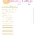 Free Monthly Budget Planner Template