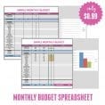 Free Monthly Budgets Templates