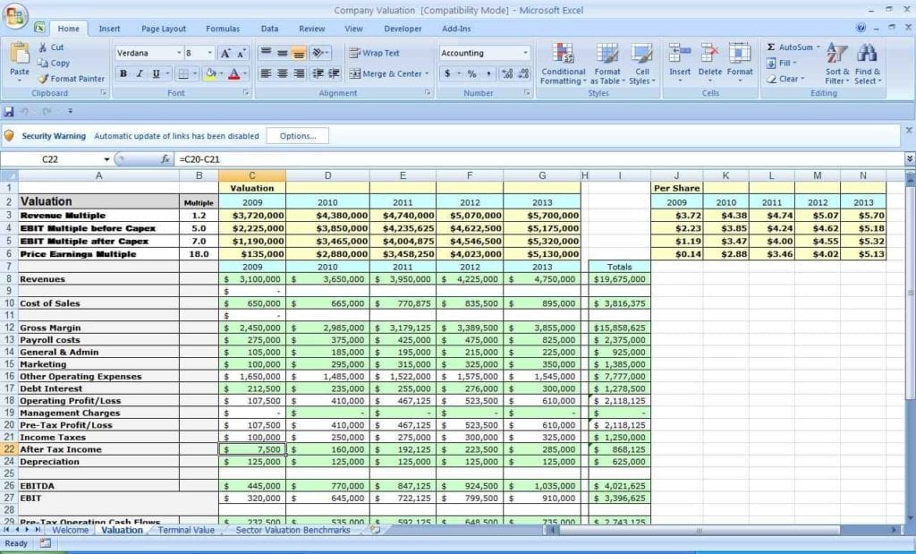 free small business expense excel spreadsheet template