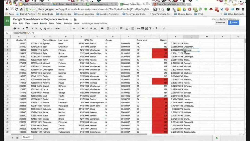 Google Sheets Api Javascript