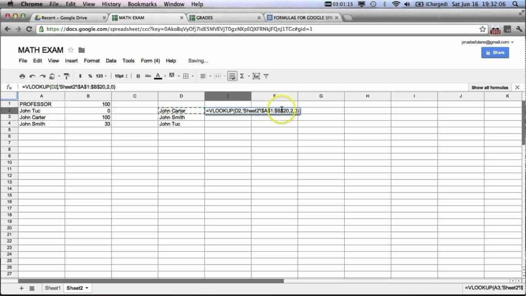 Google Spreadsheet Conditional Formatting