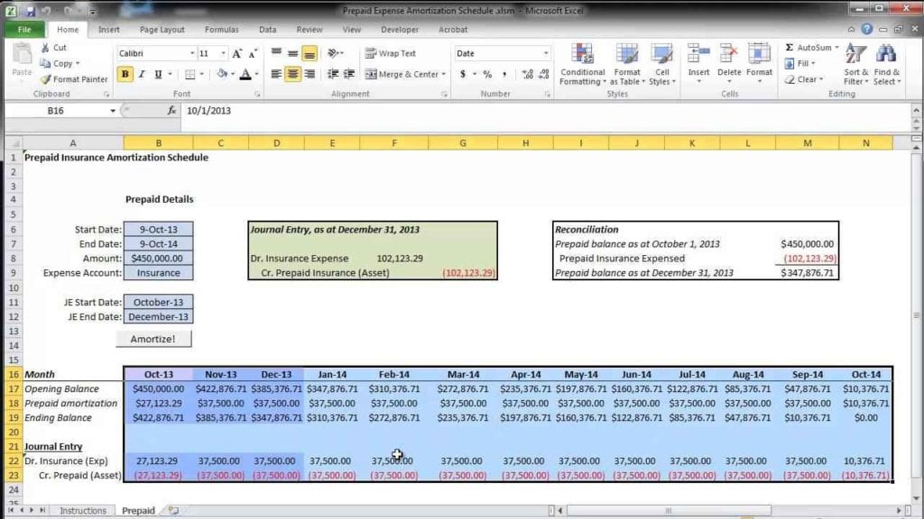 Home Mortgage Amortization Spreadsheet